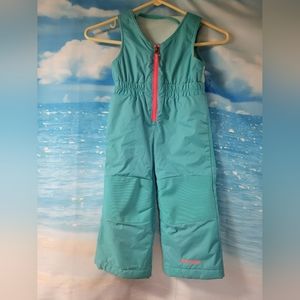 Columbia Aqua Blue Toddler Snowpants Size 2T